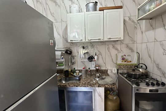 Cozinha de apartamento à venda com 2 quartos, 44m² em Engenho da Rainha, Rio de Janeiro