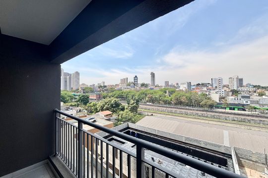 Varanda de kitnet/studio para alugar com 1 quarto, 23m² em Vila Esperança, São Paulo