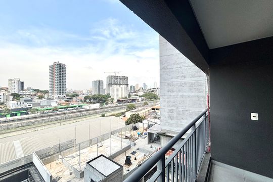 Varanda de kitnet/studio para alugar com 1 quarto, 23m² em Vila Esperança, São Paulo