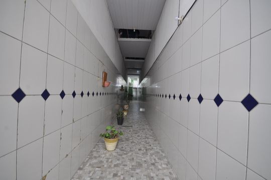 Corredor de acesso de casa para alugar com 1 quarto, 44m² em Jardim Modelo, São Paulo