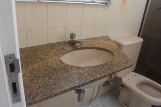 Banheiro 1 de apartamento para alugar com 2 quartos, 74m² em Santa Maria, São Caetano do Sul
