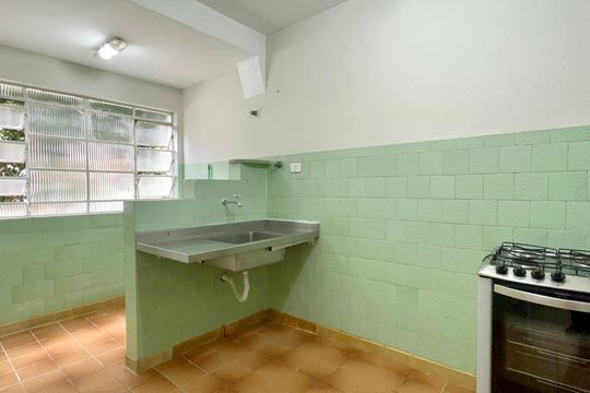 Cozinha de apartamento à venda com 1 quarto, 44m² em Pompeia, São Paulo