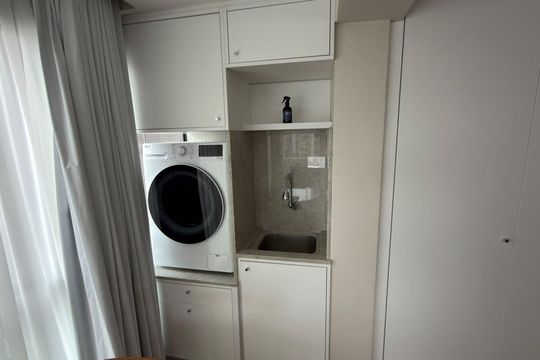 Área de serviço de apartamento para alugar com 1 quarto, 40m² em Campo Belo, São Paulo