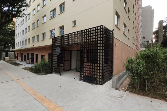 Fachada de apartamento para alugar com 1 quarto, 24m² em Campos Elíseos, São Paulo