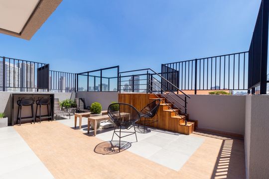 Área comum de kitnet/studio à venda com 1 quarto, 25m² em Belenzinho, São Paulo