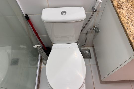 Suíte - Banheiro de apartamento à venda com 3 quartos, 85m² em Recreio dos Bandeirantes, Rio de Janeiro