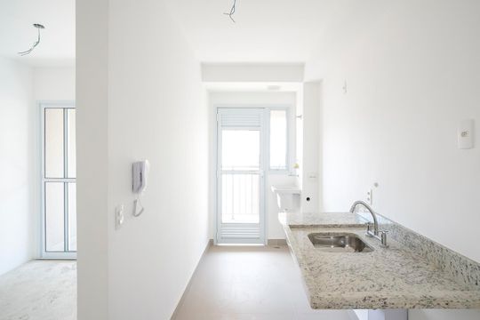 Cozinha de apartamento à venda com 2 quartos, 70m² em Centro, São Caetano do Sul
