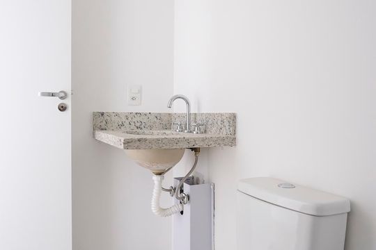 Banheiro de apartamento à venda com 2 quartos, 70m² em Centro, São Caetano do Sul