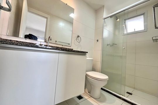 Banheiro da Suíte de apartamento para alugar com 2 quartos, 74m² em Jabaquara, São Paulo