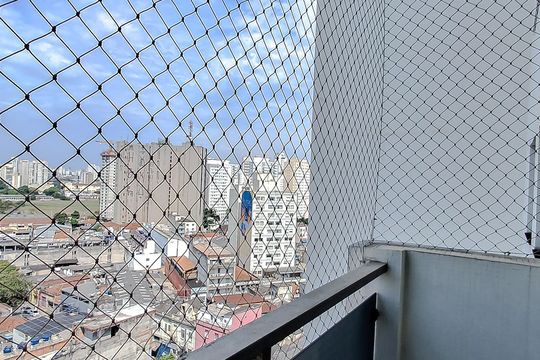 Varanda da sala de apartamento à venda com 2 quartos, 55m² em Liberdade, São Paulo
