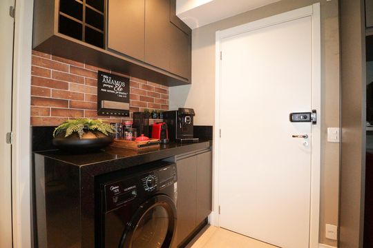 Sala/Cozinha/Àrea de Serviço de apartamento para alugar com 1 quarto, 38m² em Casa Verde, São Paulo
