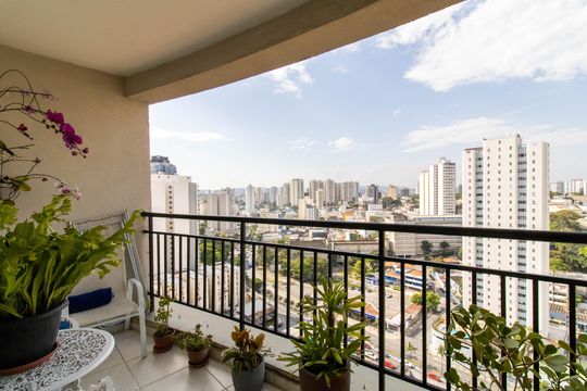 Varanda de apartamento à venda com 2 quartos, 88m² em Vila Moreira, Guarulhos