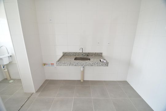 Cozinha de apartamento à venda com 2 quartos, 44m² em Notre Dame, Campinas
