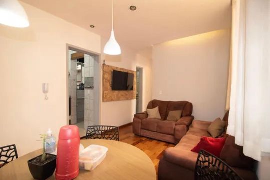 Sala de apartamento à venda com 3 quartos, 80m² em Calafate, Belo Horizonte