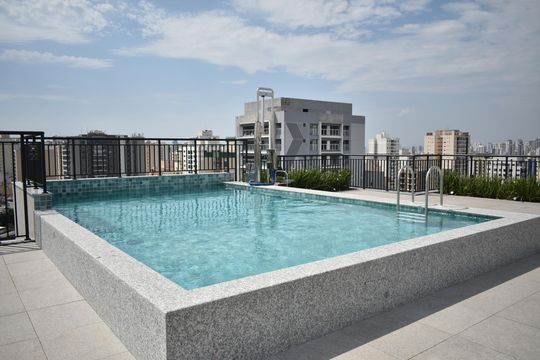 Área comum - Piscina de apartamento para alugar com 1 quarto, 30m² em Vila da Saúde, São Paulo