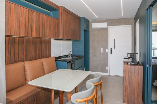Sala de apartamento para alugar com 1 quarto, 33m² em Perdizes, São Paulo
