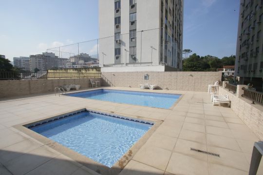 Área comum - Piscina de apartamento para alugar com 2 quartos, 65m² em Pechincha, Rio de Janeiro