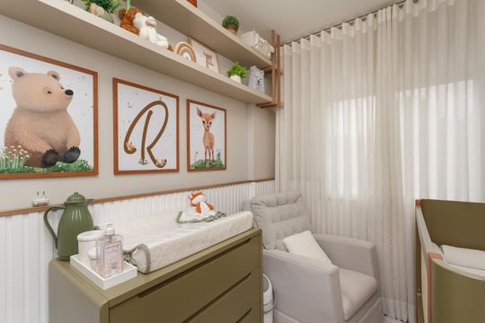 Quarto 2 de apartamento à venda com 2 quartos, 116m² em Santa Felicidade, Curitiba
