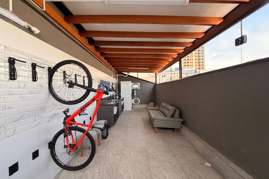 Área comum - Bicicletário de kitnet/studio para alugar com 1 quarto, 35m² em Vila Invernada, São Paulo