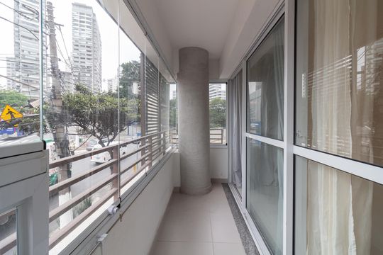 Varanda de apartamento à venda com 1 quarto, 38m² em Butantã, São Paulo