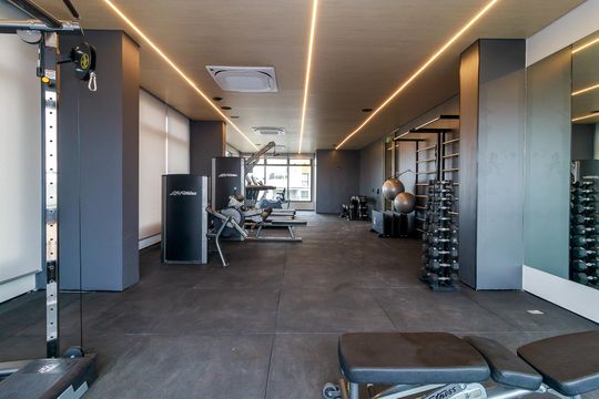 Área comum de kitnet/studio para alugar com 1 quarto, 30m² em Cidade Monções, São Paulo