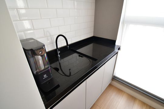 Cozinha - Tanque de apartamento para alugar com 1 quarto, 40m² em Cambuí, Campinas