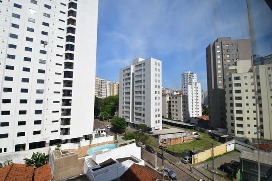 Sala - Vista de apartamento para alugar com 1 quarto, 40m² em Cambuí, Campinas