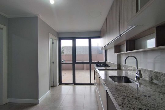 Cozinha de apartamento para alugar com 3 quartos, 60m² em Jardim Mauá, Novo Hamburgo