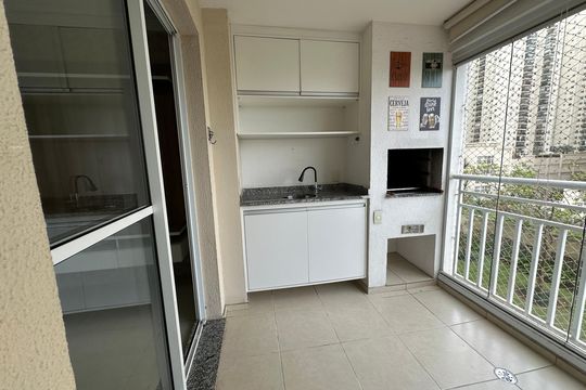 Varanda da Sala de apartamento para alugar com 3 quartos, 85m² em Jardim Tupanci, Barueri