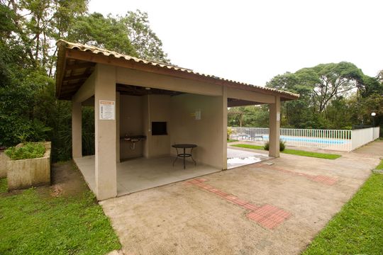Área comum - Churrasqueira de apartamento à venda com 2 quartos, 40m² em Campina do Arruda, Curitiba