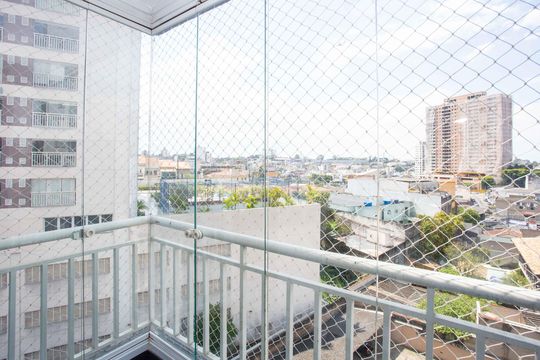 Varanda da Sala de apartamento para alugar com 2 quartos, 51m² em Centro, Diadema