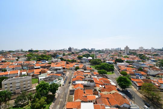Sala - Vista de apartamento para alugar com 3 quartos, 70m² em Vila Industrial (campinas), Campinas