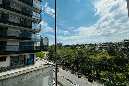 Vista da área gourmet de apartamento para alugar com 2 quartos, 78m² em Empresarial 18 do Forte, Barueri
