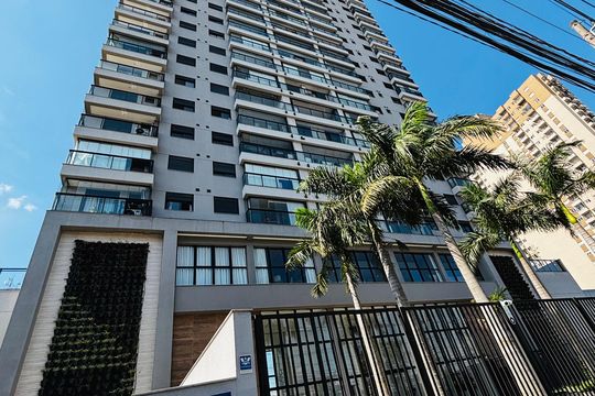 Fachada do Prédio de apartamento para alugar com 2 quartos, 89m² em Tamboré, Barueri