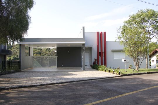 Fachada de casa de condomínio à venda com 5 quartos, 517m² em Vila Hipica, Vinhedo