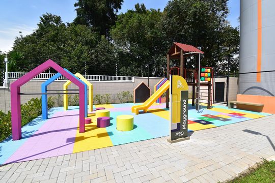 Área comum - Playground de apartamento para alugar com 3 quartos, 64m² em Hauer, Curitiba