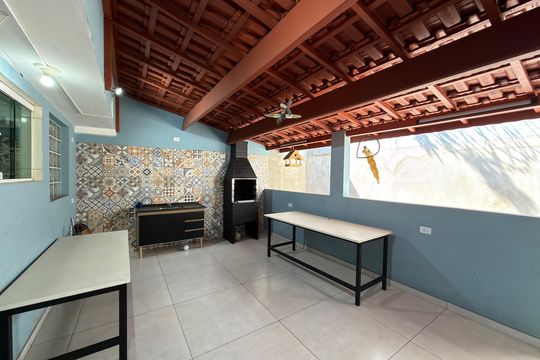 Espaço Gourmet de casa à venda com 3 quartos, 141m² em Alto Industrial, São Bernardo do Campo