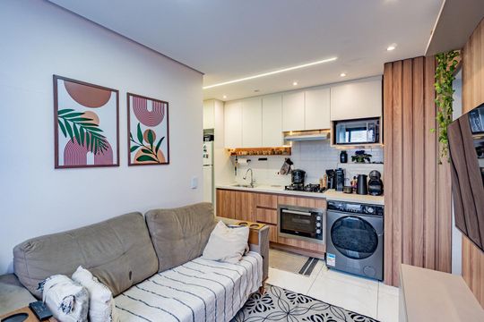 Sala de apartamento para alugar com 2 quartos, 33m² em Vila Moinho Velho, São Paulo