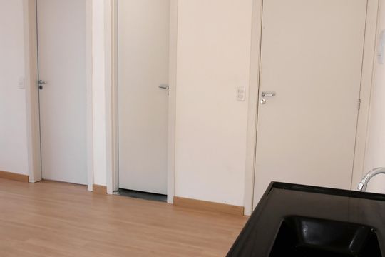Cozinha de apartamento para alugar com 2 quartos, 35m² em Usina Piratininga, São Paulo