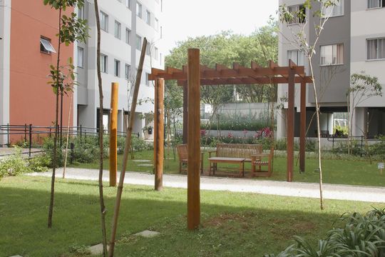 Área comum de apartamento para alugar com 2 quartos, 35m² em Usina Piratininga, São Paulo