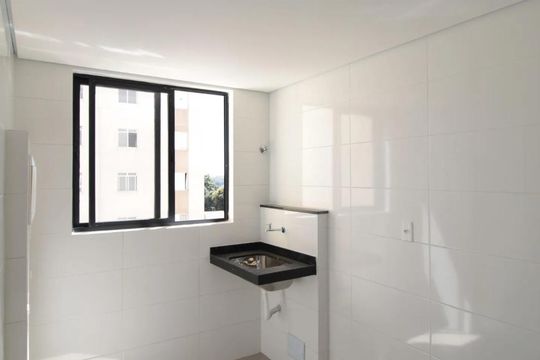 Cozinha/Área de serviço de apartamento para alugar com 2 quartos, 54m² em São Gotardo, Belo Horizonte