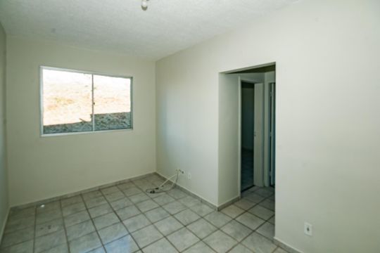 Sala de apartamento para alugar com 1 quarto, 45m² em São João de Deus (justinópolis), Ribeirão das Neves
