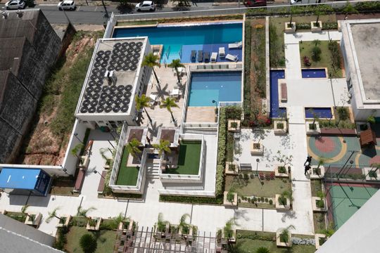 VISÃO GERAL DAS ÁREAS COMUNS de apartamento para alugar com 2 quartos, 60m² em Ponte Preta, Campinas