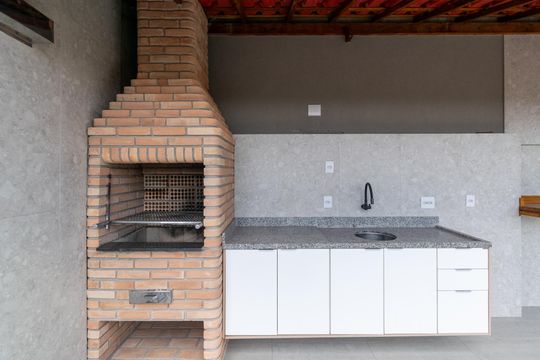 Área comum - Churrasqueira de apartamento à venda com 2 quartos, 35m² em Vila Guarani, São Paulo