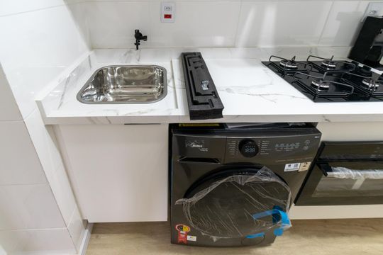 Área de Serviço de apartamento à venda com 2 quartos, 35m² em Vila Guarani, São Paulo