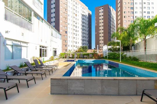 Área externa de apartamento para alugar com 2 quartos, 70m² em Vila Ema, São Paulo