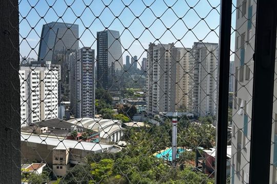 Vista de apartamento à venda com 1 quarto, 35m² em Santo Amaro, São Paulo