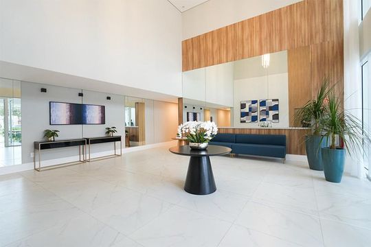 Área externa de apartamento à venda com 1 quarto, 35m² em Santo Amaro, São Paulo