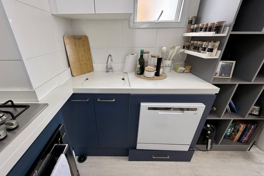 Área de Serviço de apartamento para alugar com 1 quarto, 35m² em Santo Amaro, São Paulo