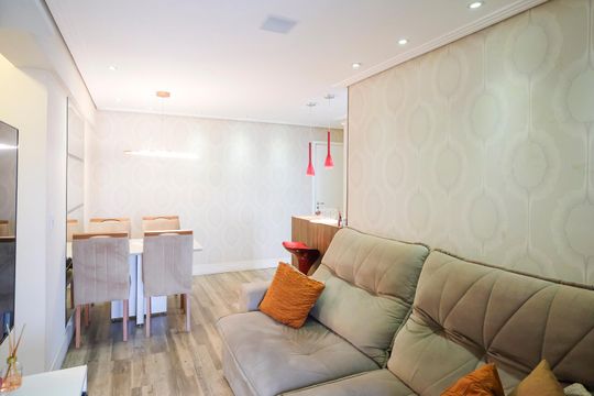 Sala de apartamento à venda com 2 quartos, 68m² em Fundação, São Caetano do Sul